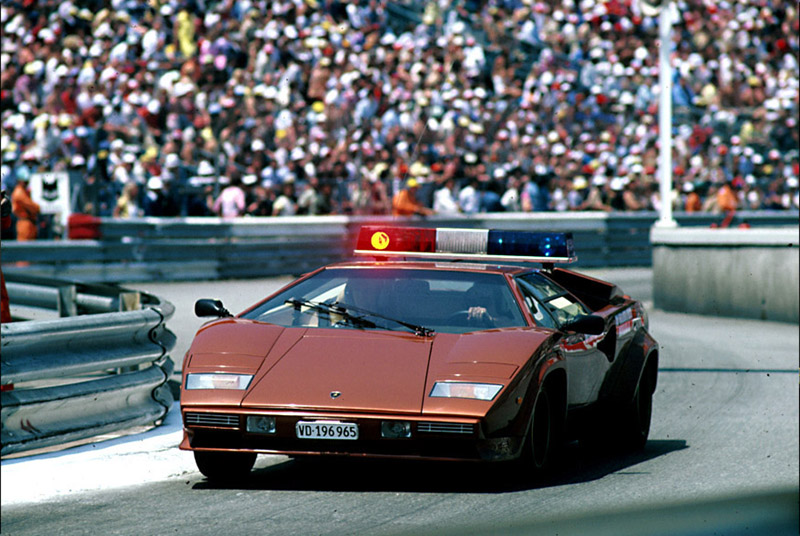 Lamborghini Countach Pace Cars in Monaco GP 1981-1983